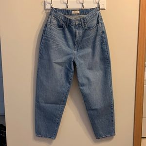Madewell Baggy Tapered Jeans 29